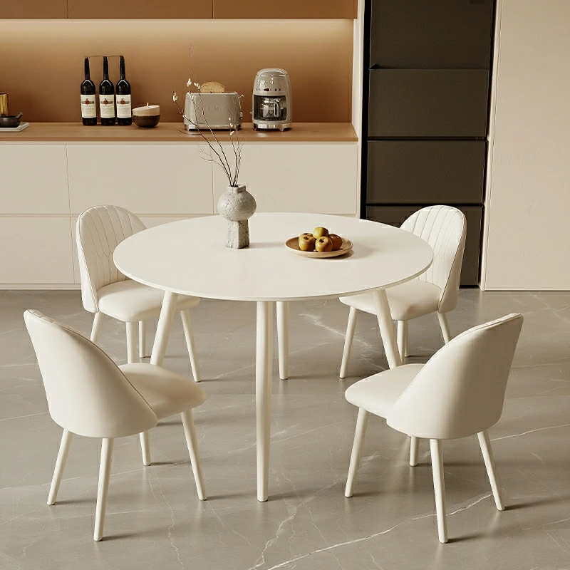 

Cream Wind Lounge Dining Table Nordic Waterproof Quality Makeup Restaurant Table Special European Mesas De Comedor Furniture