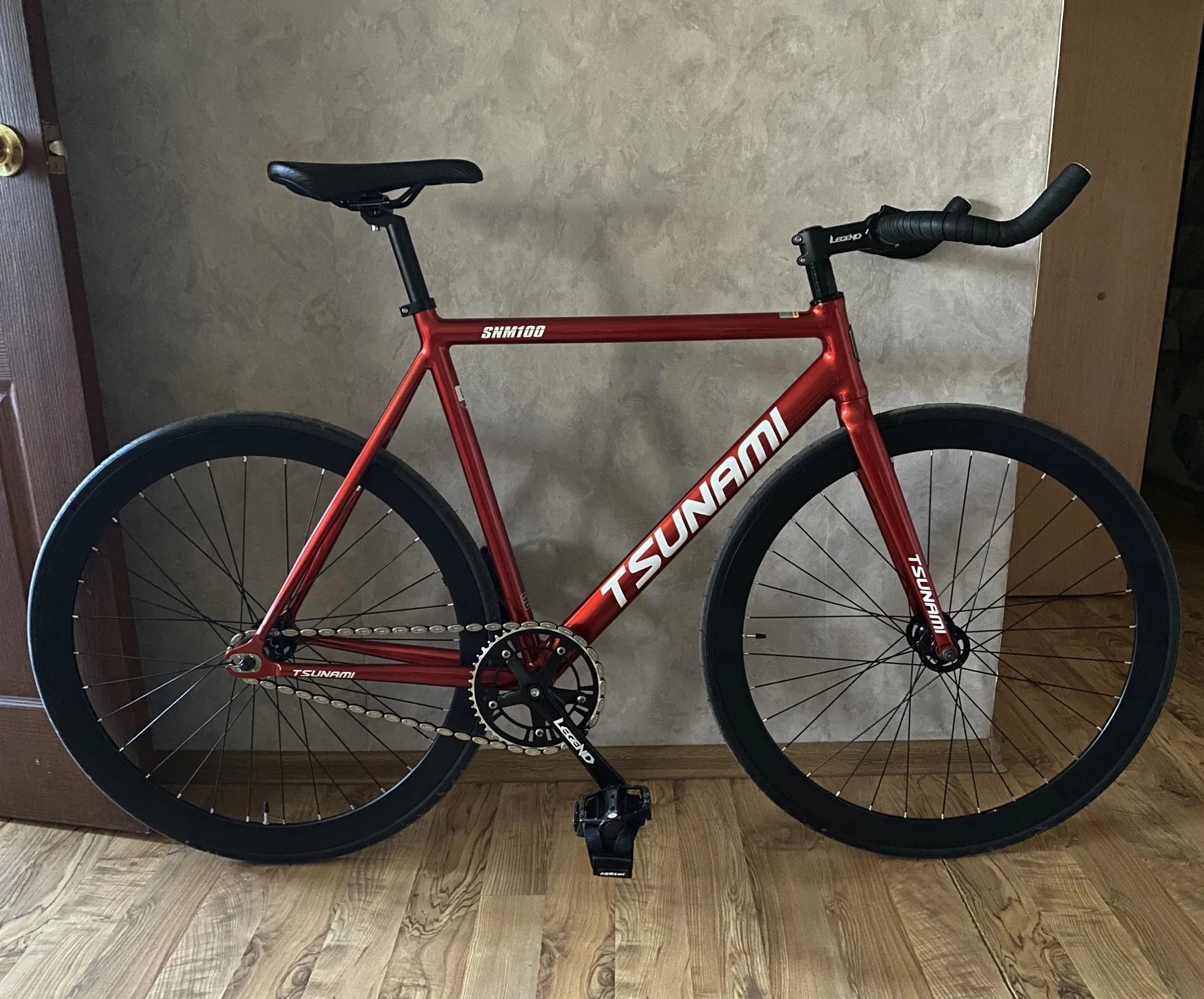 TSUNAMI SNM100 Fixed Gear Bike Aluminum Alloy Frame Single Speed