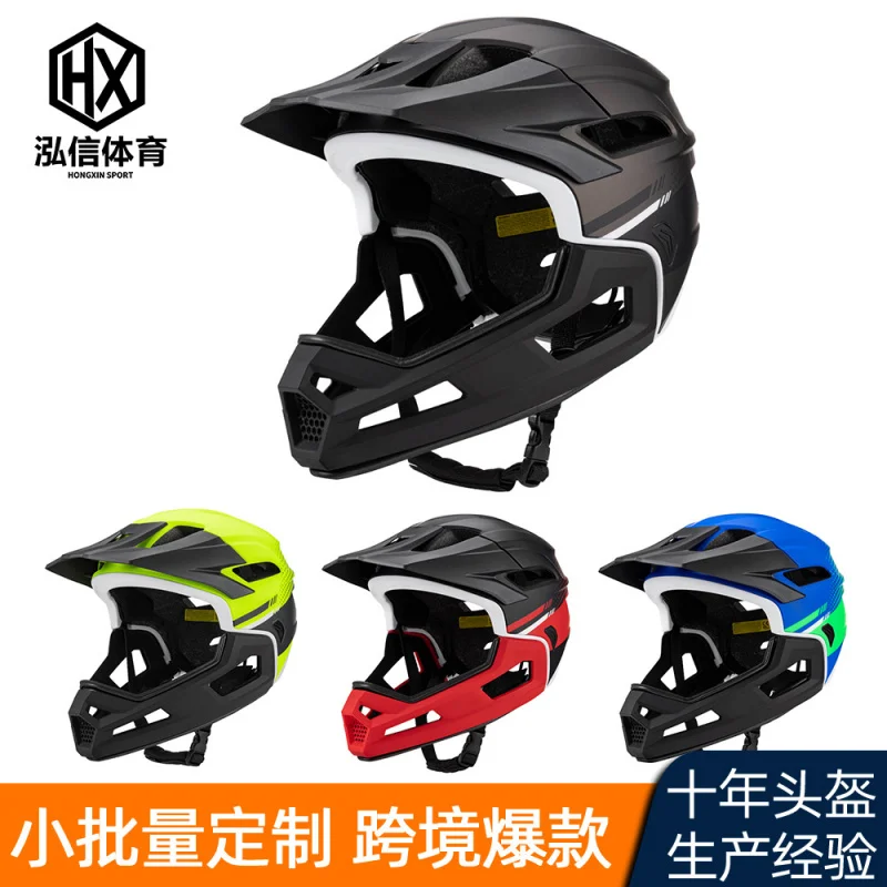 2024Foreign Trade Mountain Forest Racing off-Road Helmet Adult Safety Margins Sports Mountain Riding Protective Helmet Wholesale