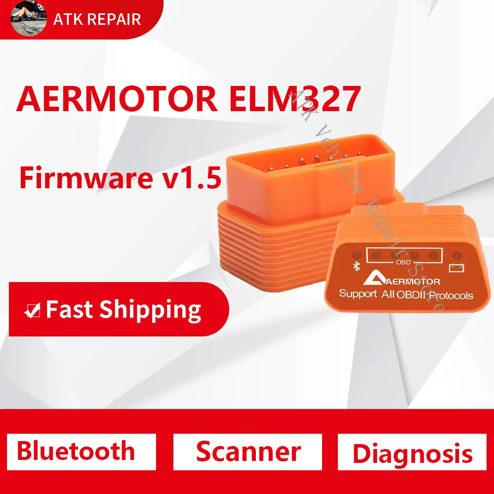 

AEROMOTOR ELM327 прошивка v1.5 Bluetooth Соединение с автомобилем сканер считывание код отказа разъем OBD Показать данные датчика