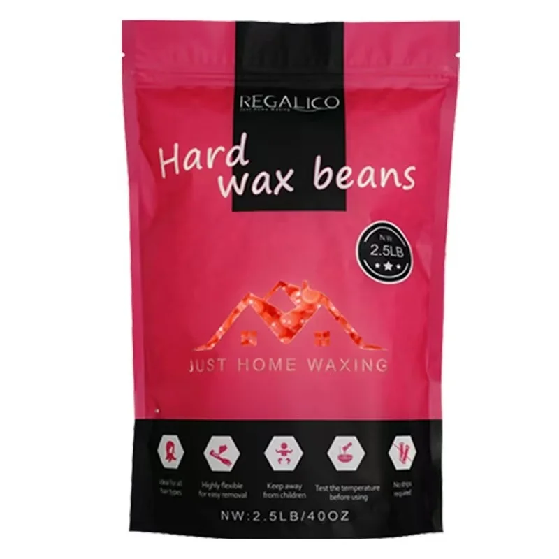 1000g Large Package Upgraded Beeswax Beans Paper-Free Hard Wax for Full Body Face Depilation - Hand Tearing Physic Method