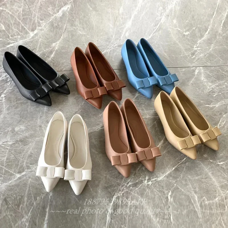 2025Fashionable women's high-heeled shoes ladies bow tie wedge shoes women's strap heel shoes elegant design ladies shoe size