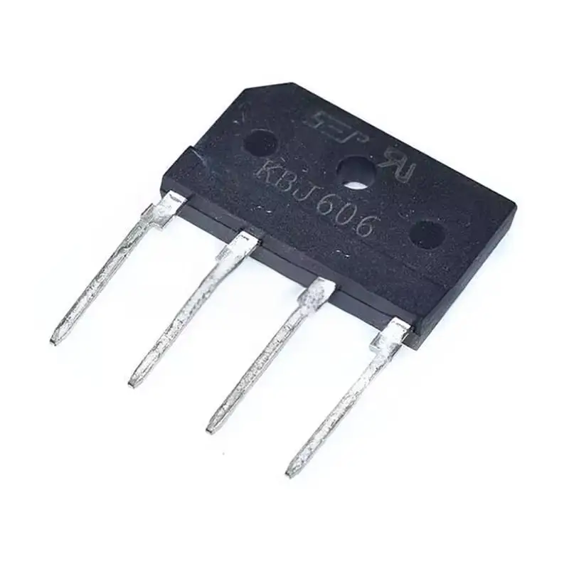 5pcs Flat Bridge GBJ KBJ GBJ406/KBJ406 GBJ408/KBJ408 Through-hole Diode Bridge Rectifier GBJ410/KBJ410 606 608 610 806 808 810