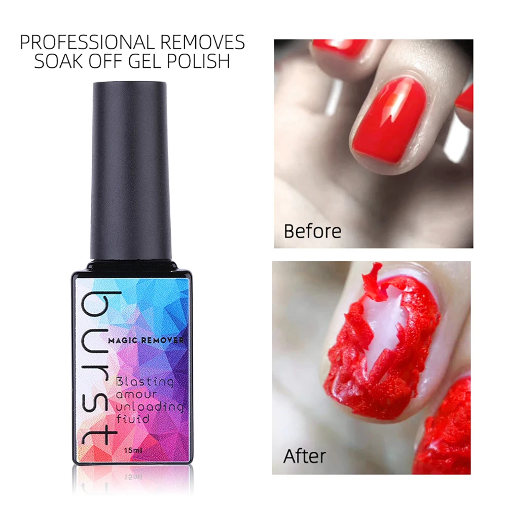 Quick Nail Gel Polish Remover smalto permanente Burst Nail Gel Clean Remover Soak Off Primer Cleaner sgrassante per unghie