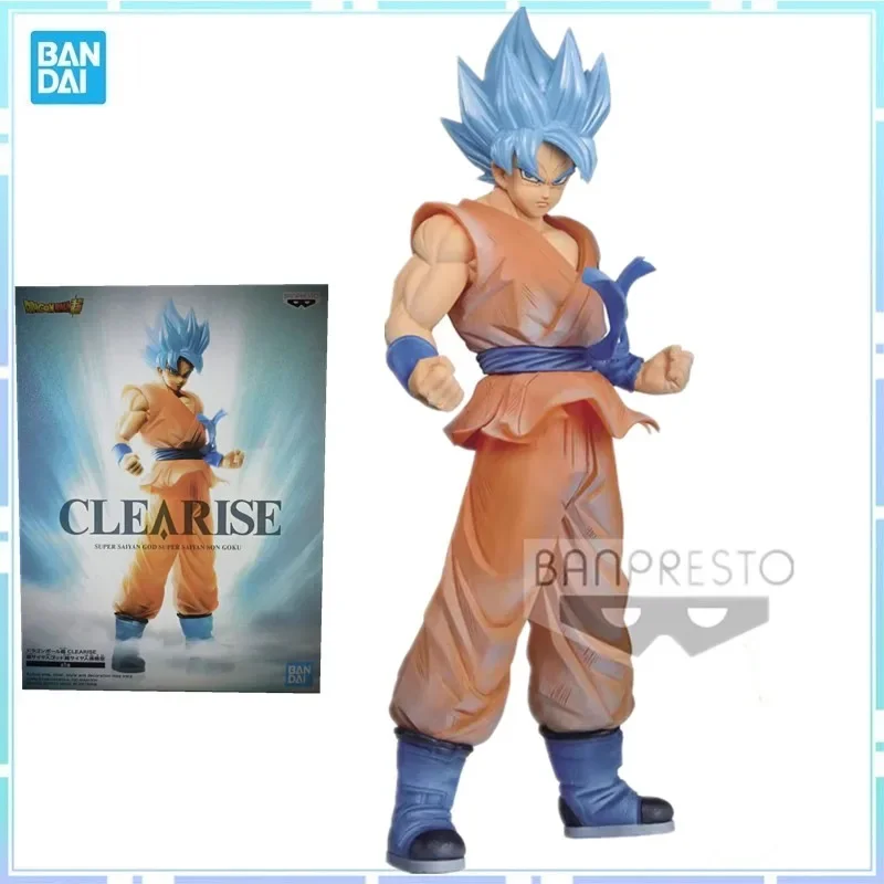 

Bandai Original Banpresto Action Figures Anime Dragon Ball Z CLEARISE Son Goku PVC Collection Model Toys Figure