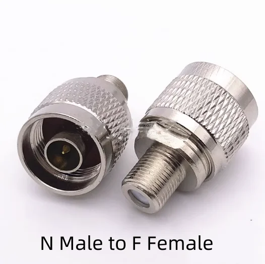 F to N L16 Adapter F TV to N Male Plug & Female Jack RF Straight Coaxial Converter Connector