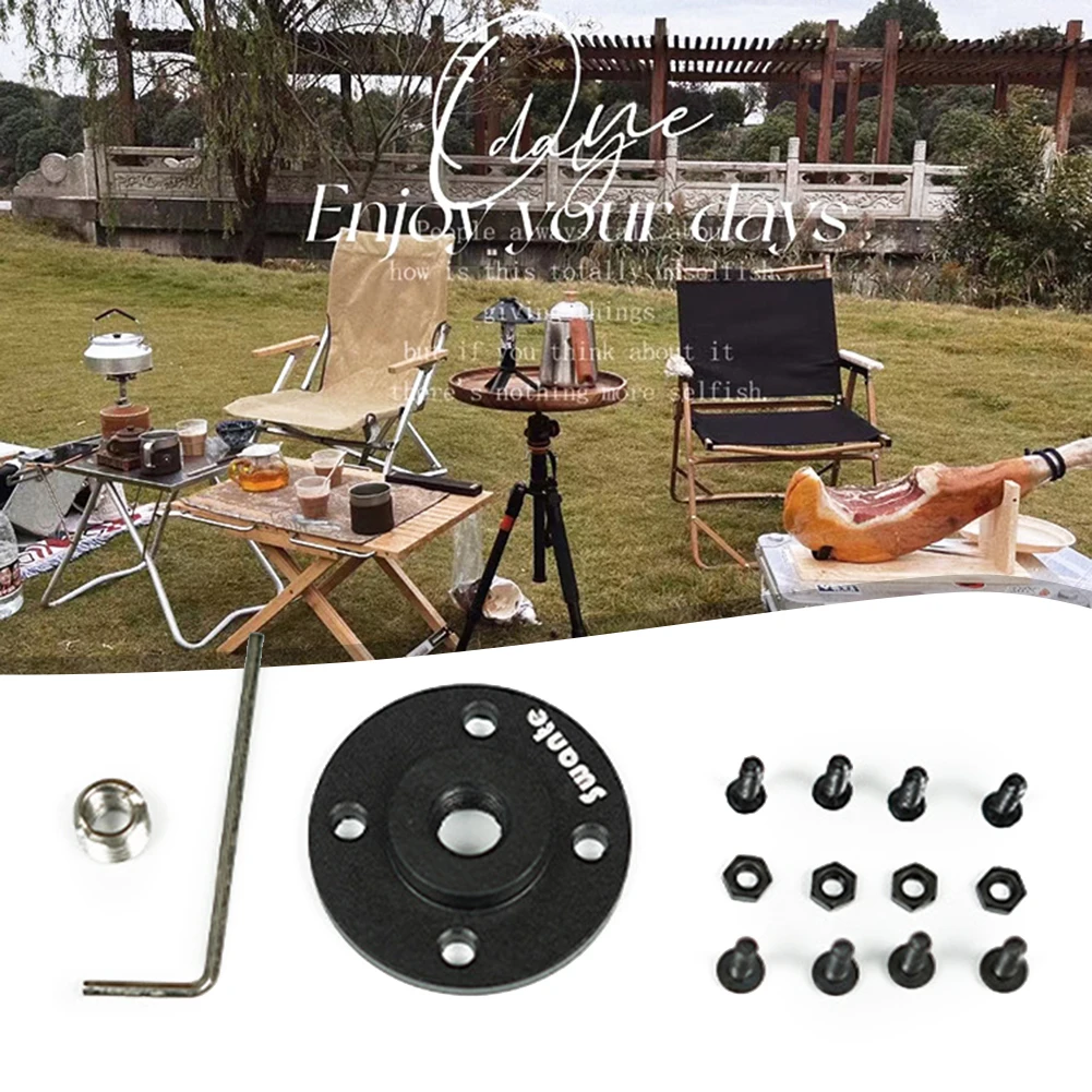 سوانتي مكتب قاعدة ثابتة كاميرا عالمية ترايبود قاعدة ثابتة سبائك الألومنيوم مكتب محول طاولة تخييم لحامل 1/4 3/8