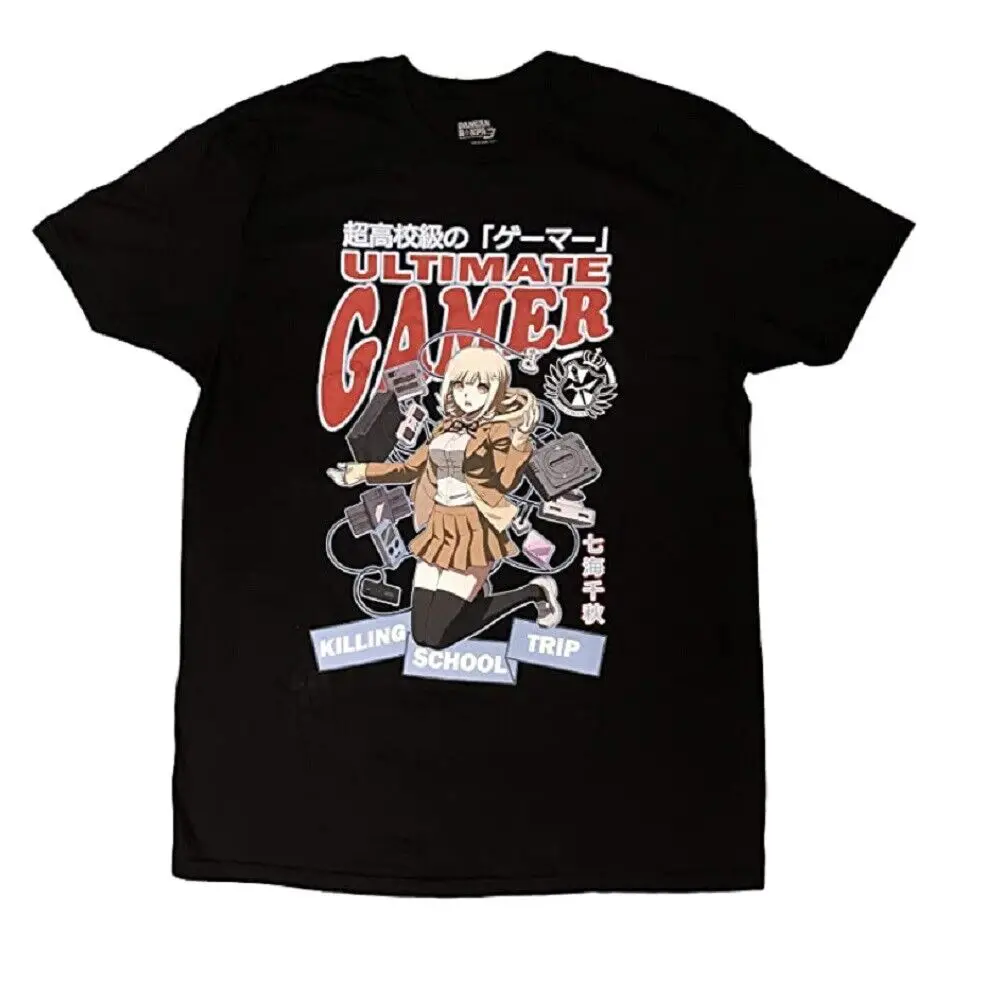 Danganronpa Chiaki Nanami The Ultimate Gamer Anime Adult T Shirt