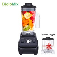 BioloMix Mini Pro 1800W High Power Smoothie Blender BPA Free 1.8L and 0.6L Dual Jar High Performance Kitchen Mixer Juicer