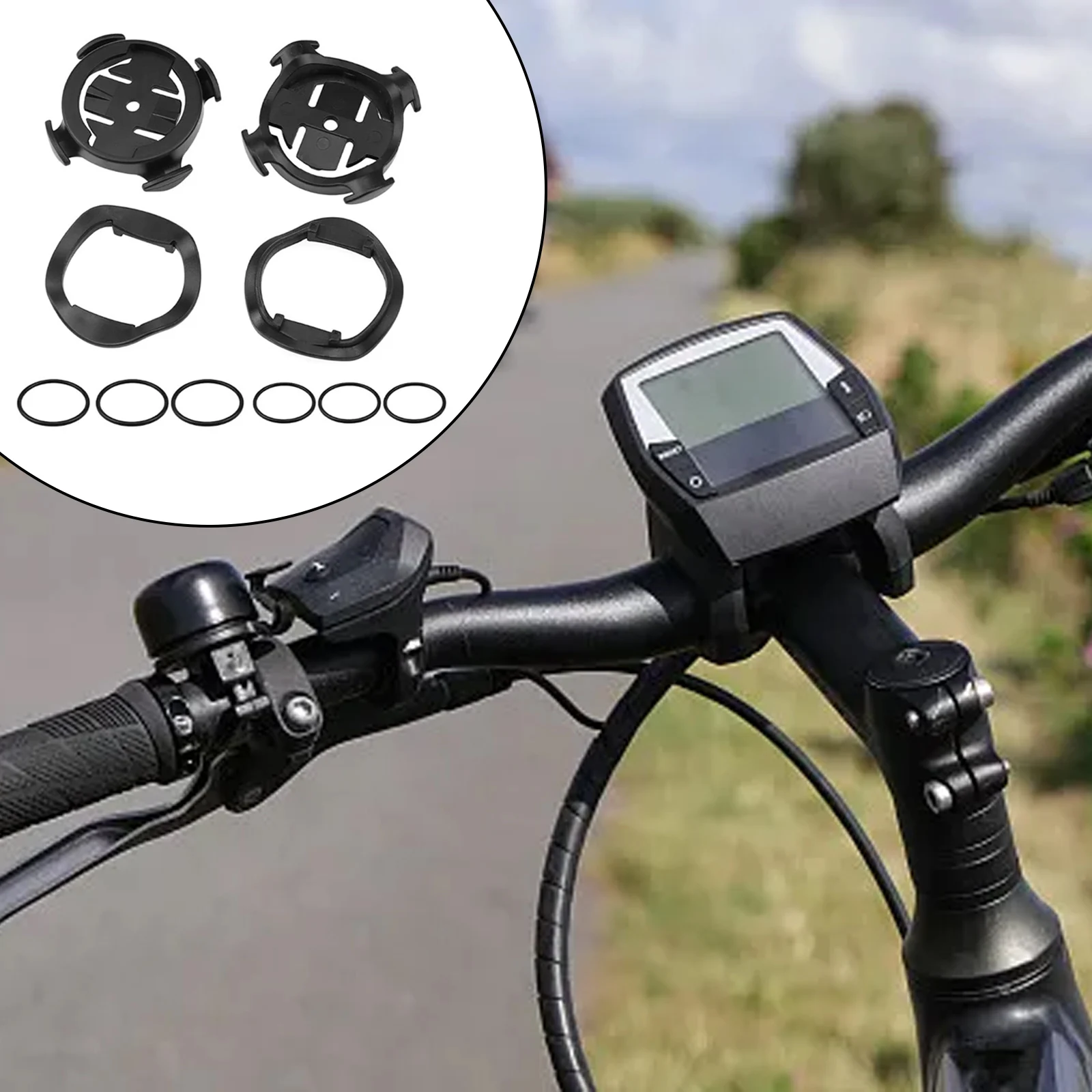 Easy Installation Bike Mount for Garmin For Edge130/200/500/510/520/530/800/810/820/830/1000 No Tools Required