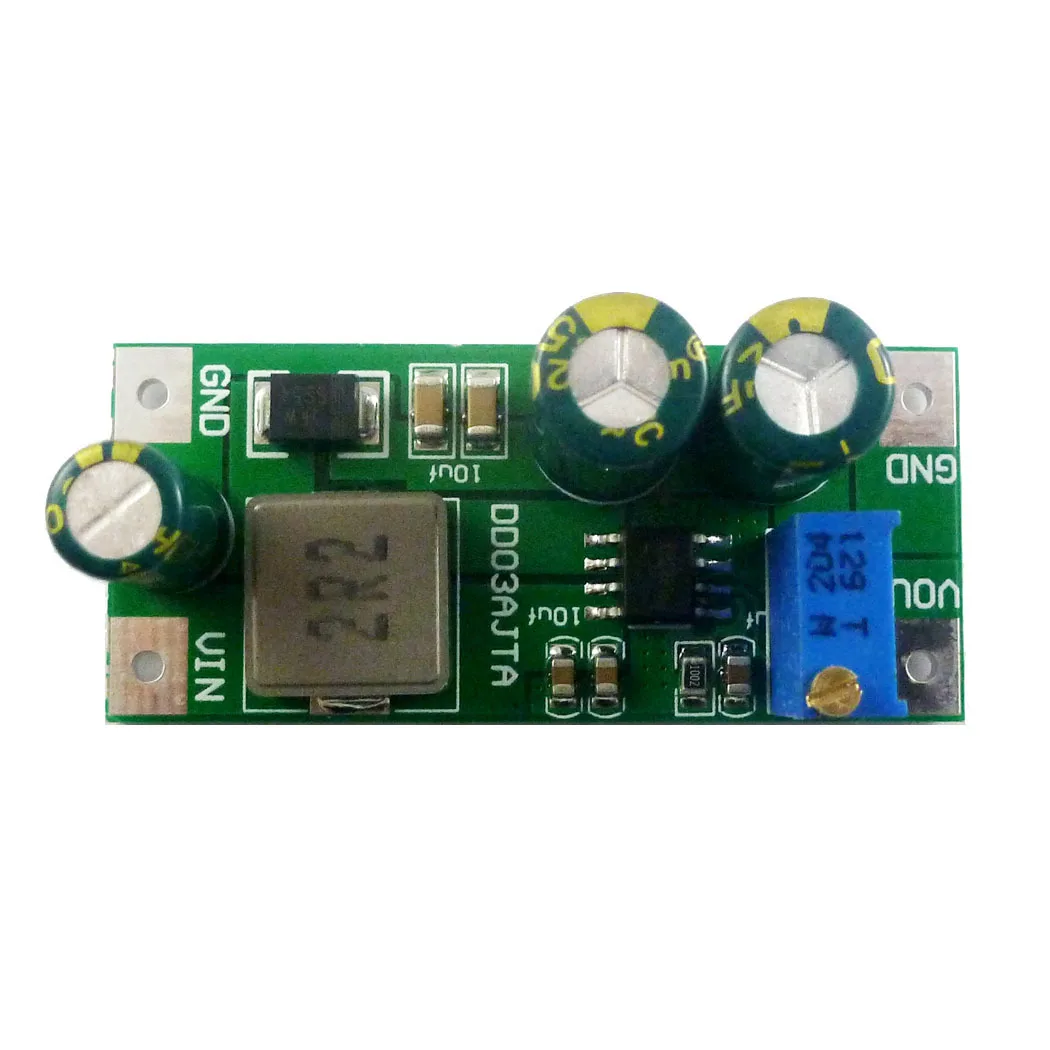 

DC-DC Boost Power Module 6A 30W DC 2.7-5.5V to DC 3.5-24V Step-Up Converter Board for 18650 Lithium Battery
