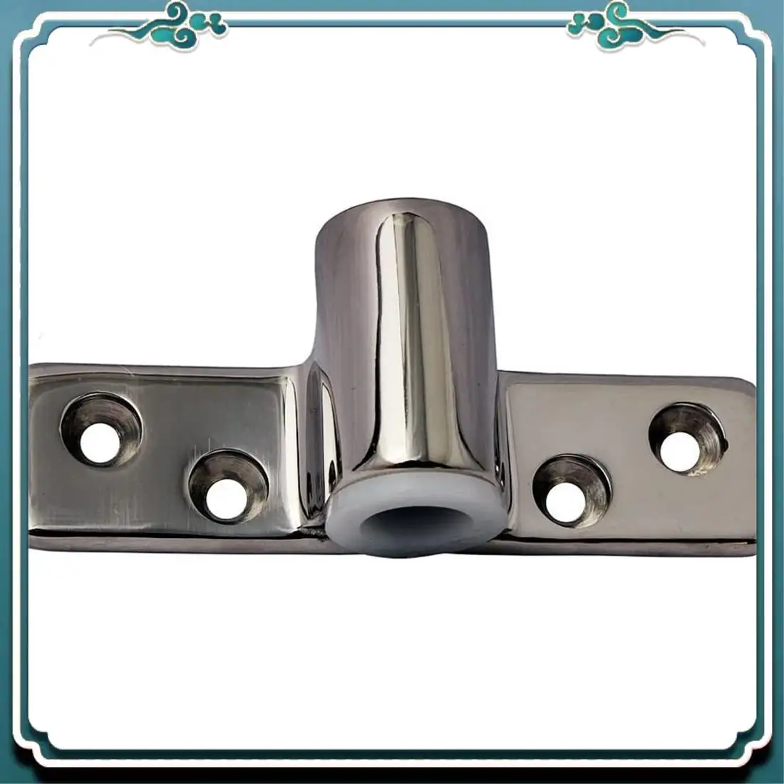 Reliable 2 Pcs Boat 316 Stainless Steel Oar Lock Socket Side Mount Rowlock Socket