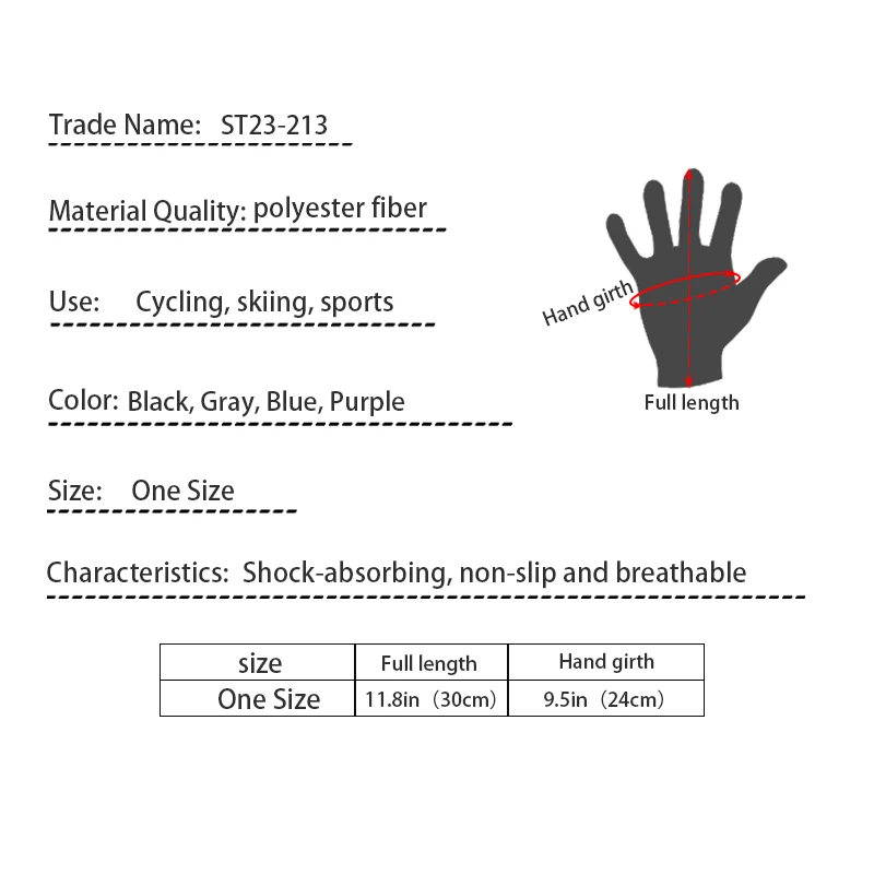 Winter Skiing Gloves Touch Screen Warm Camping Outdoor Sports Non-slip Gloves Windproof Cycling Gloves Men Women Fixed Size