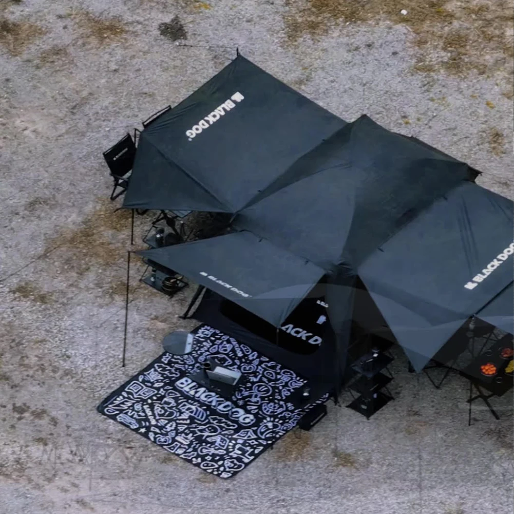 Tienda de campaña para 1 habitación, 3 tiendas de campaña para vivir, tienda de campaña a prueba de viento, impermeable para acampar al aire libre, senderismo, mochilero