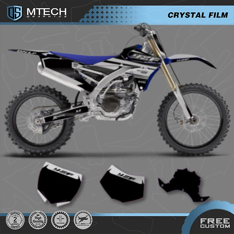 

DSMTECH Custom Motorcycle Graphics Decal Stickers Kits For Yamaha YZF250 2014-18 YZF250X 2015-19 WRF250 YZF450 2014-17 005