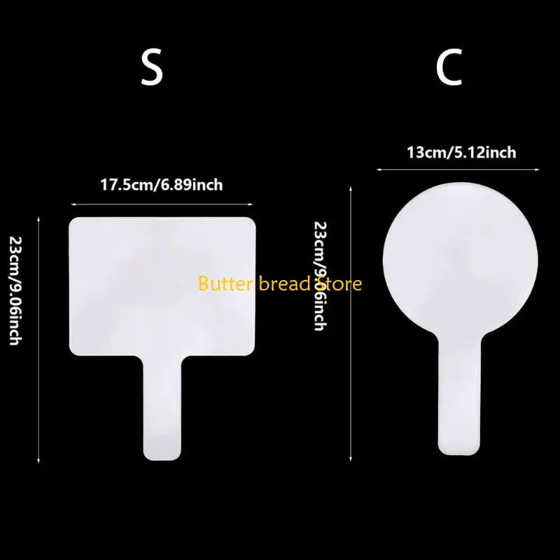 W89C 10pcs Ответ весла Маленькая ручная бумага Двойная бумажная доска для классной комнаты