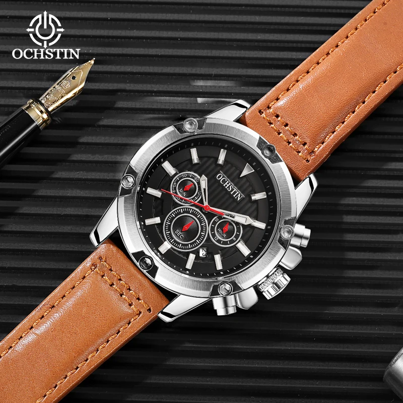 Ochstin original brand new Mariner series fashion multi-functional quartz movement luminous men's quartz watch