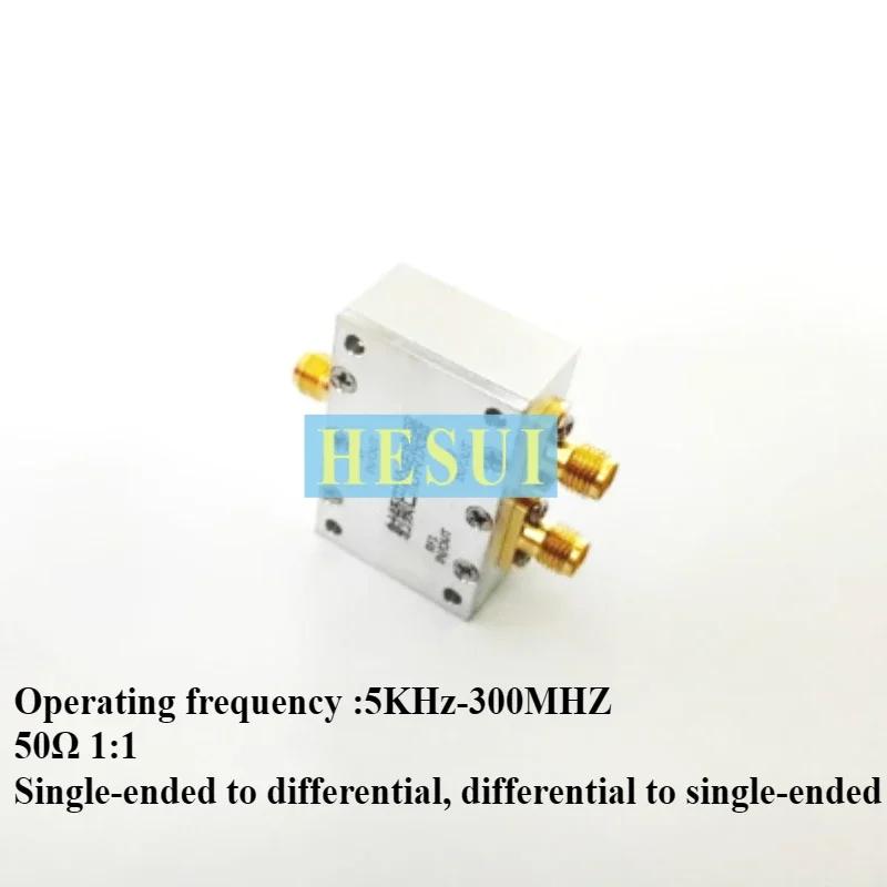 5K-300MHz Low frequency Barron 1:1 conversion Single-ended differential 180° phase difference equipartition