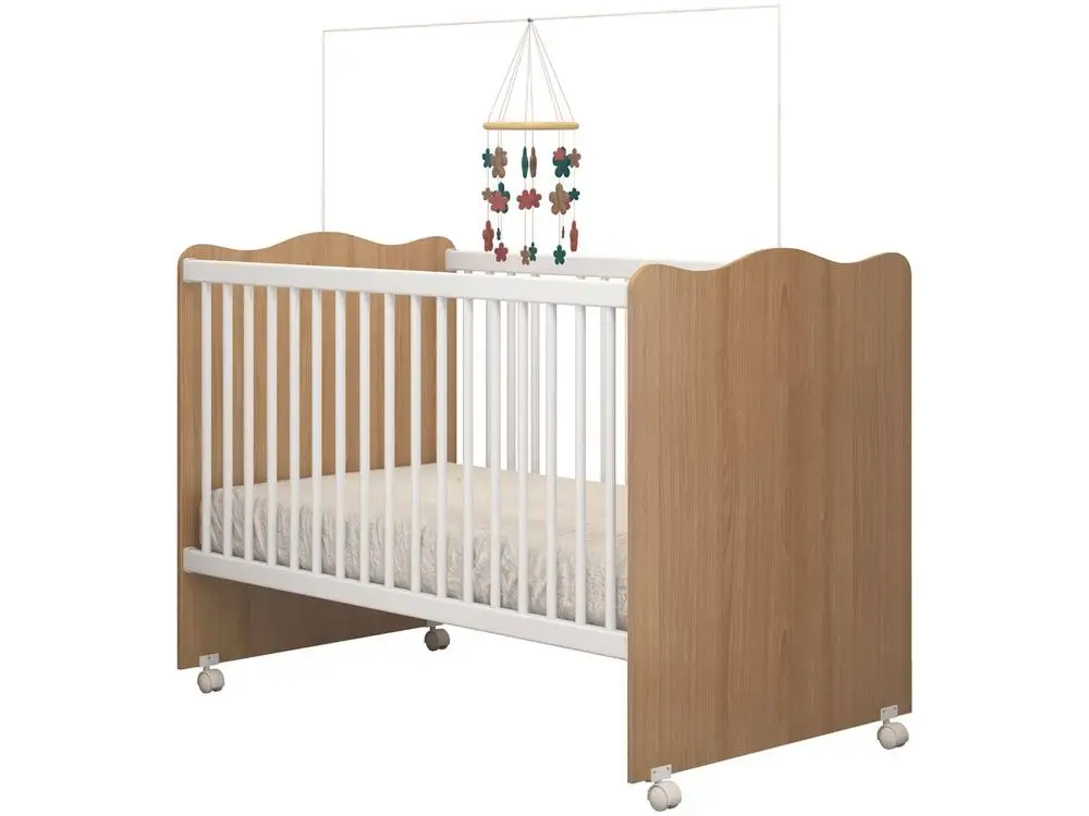 Cuna Naturalle y Muebles Estrella Blanca Baby Lolly