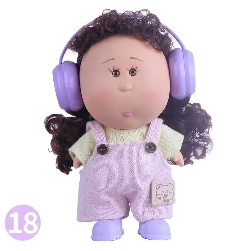 Nowa lalka BJD dla dziewczynki, 18 cm, z kolorowymi włosami, zabawka do przebierania, prezent DIY dla dziewczynek, kolekcja świąteczna na Boże Narodzenie.