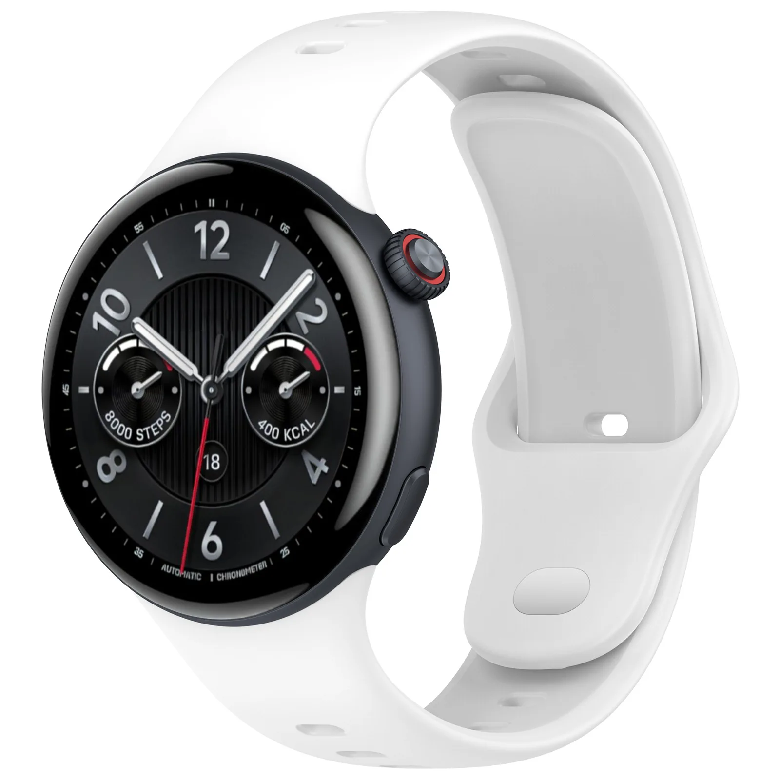 Vivo Watch 5用のクラシックなソリッドシリコンストラップスーツ、リバースクラスプ付きのカラフルなシリコンストラップ