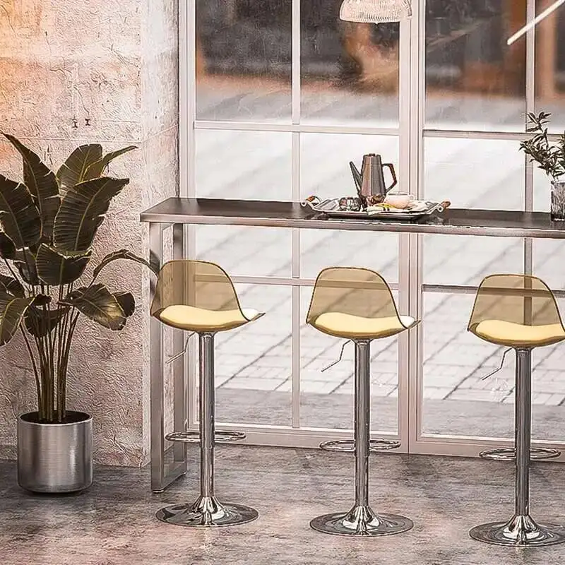 

Kitchen Nordic Counter High European Bar Chair Luxury Bar Chair Home Design Bancos Para Barra De Bar Furniture Decoration