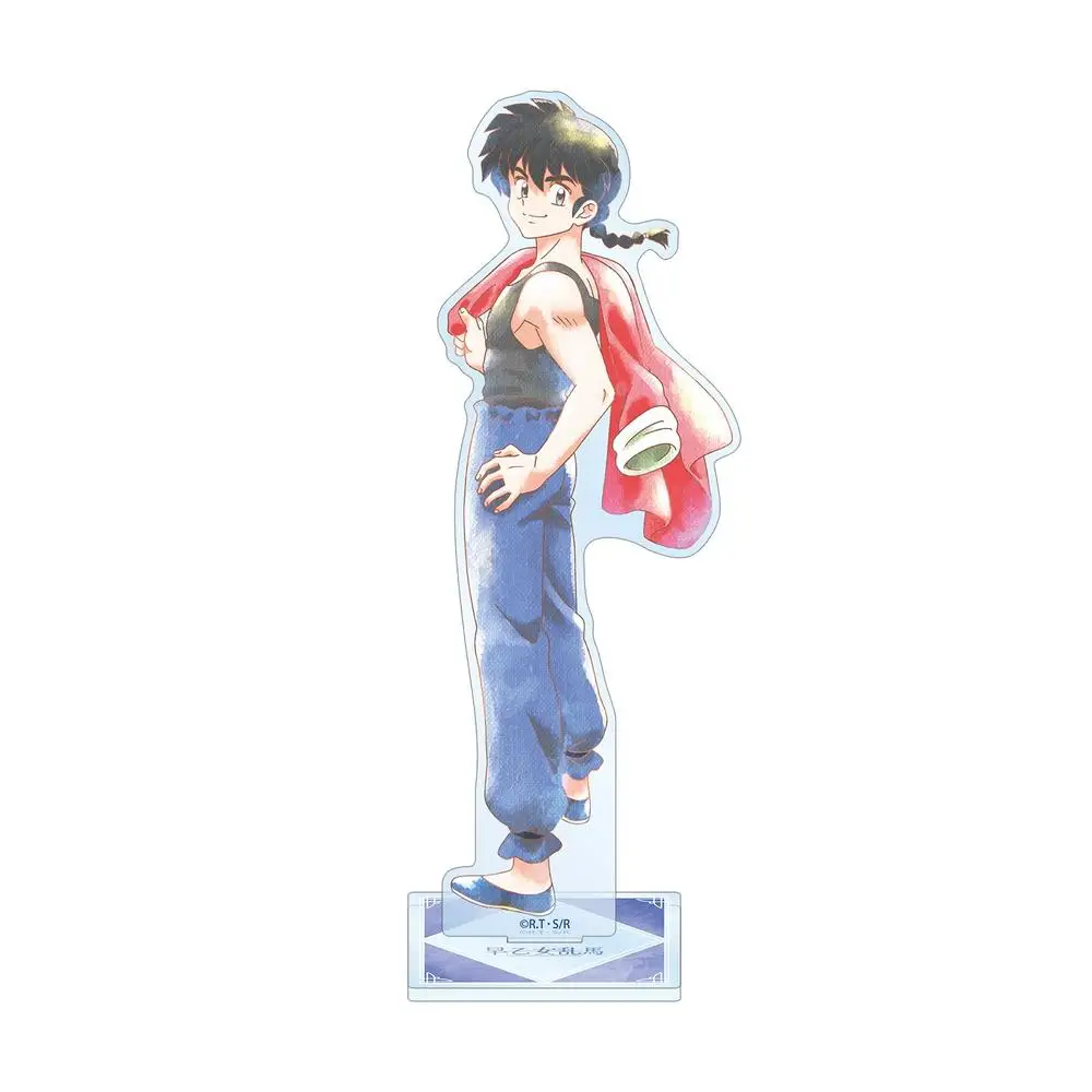 Anime Ranma 1/2 15cm Acrylic Stand, Saotome Ranma, Mother's Day Decor for Desktop, Bookshelf and Anime keychain