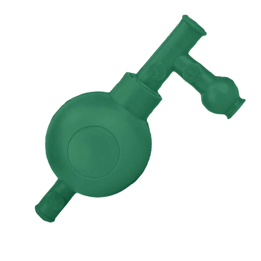 Pompe de remplissage de pipette en caoutchouc à 3 valves, bulbe d'aspiration quantitatif, remplisseur de pipette efficace à commande à une main pour laboratoire, chimie, alimentation