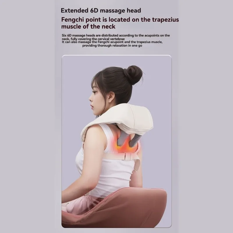ABVI-Neck And Shoulder Massager Multifunctional Trapezius Cervical Shoulder Neck Protector Shawl