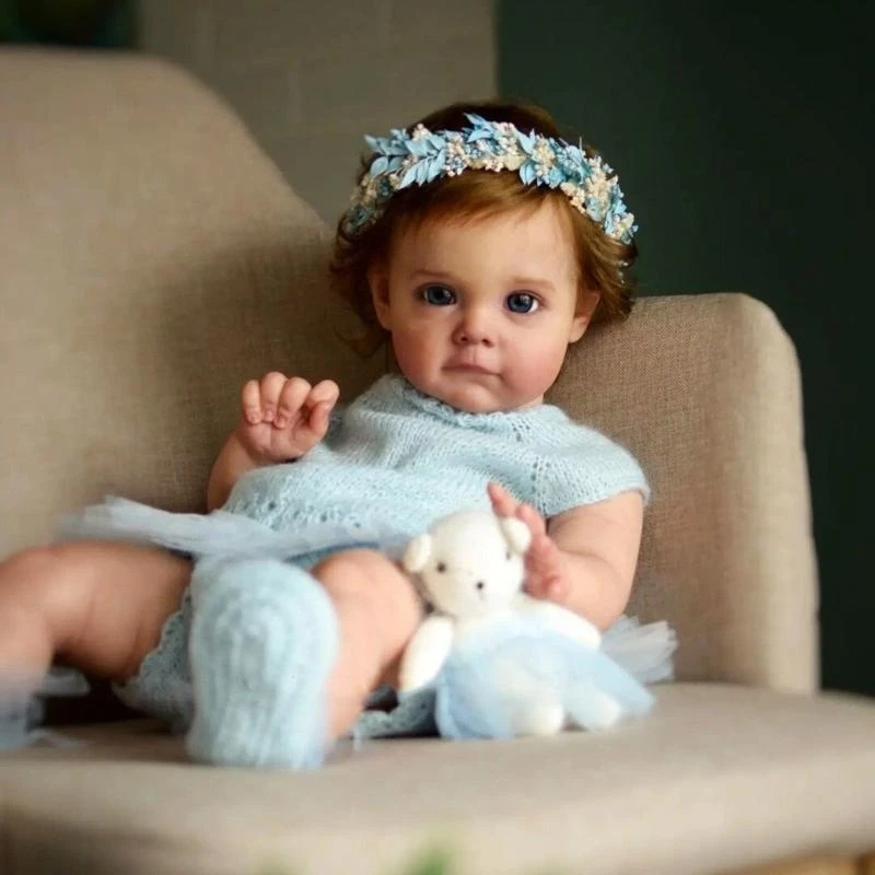 

Reborns Finished Painted Doll with Moving Arm & Leg Realistic Painted Art Doll 15UB