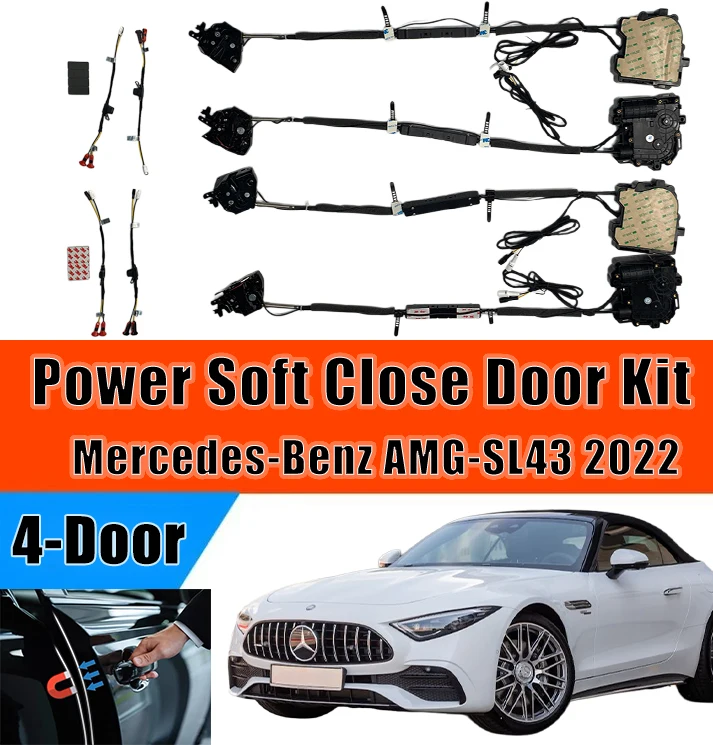 Xcar for Mercedes‑Benz AMG-SL43 2022 Car OEM Automatic Soft Close Door Electric Suction Kit Auto Power Closing