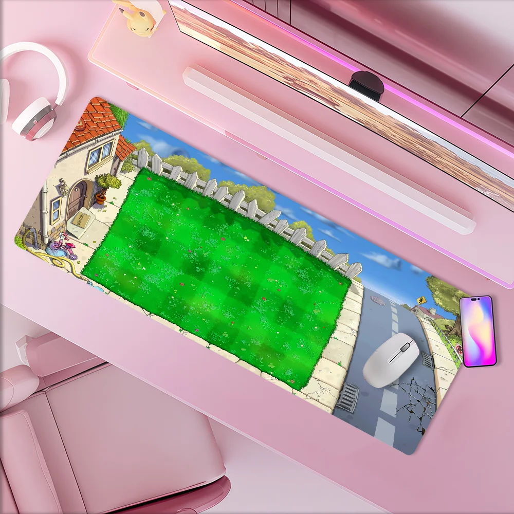 P-Plants vs Zombies Replanted Mouse Pad Non-slip Thickened MousePad Student Gaming Cushion Large Writing Lockedge Office