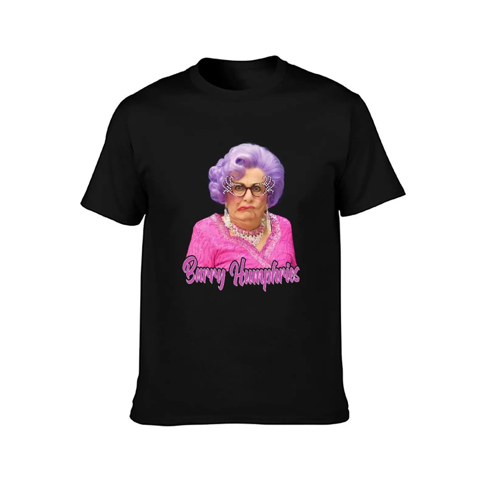 Barry Humphries - Dame Edna Everage T-Shirt Holiday Simple Tee Shirt T-Shirt