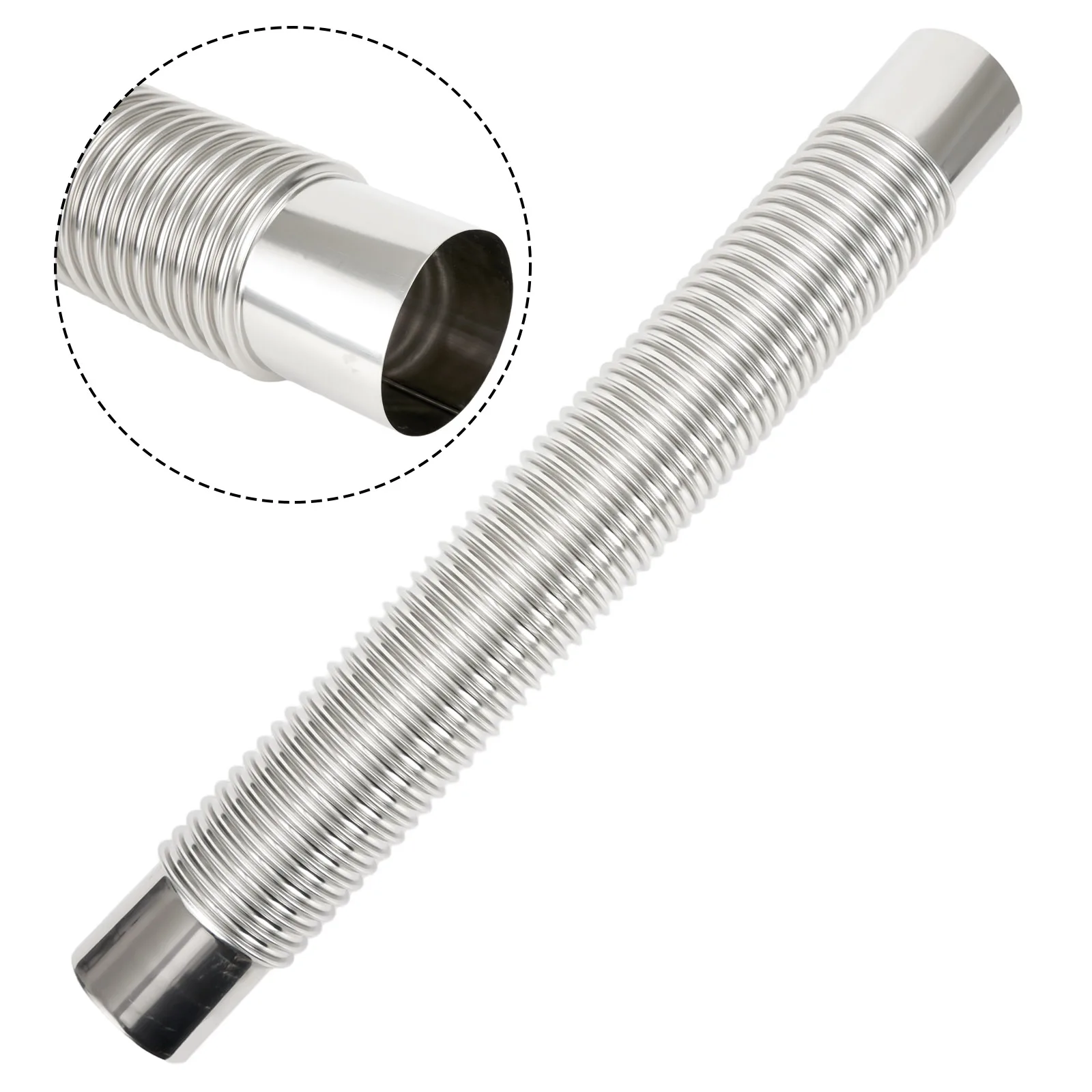 Stainless Steel Gas Water Heater Exhaust Pipe Corrugated Pipe 90-Degree Elbow Chimney Liner Bend Wood Stove Chimney Pipes