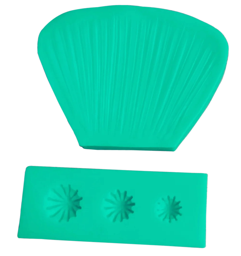 Buttercup Veiner Silicone Mold Cake Sugar Paper Art Fondant Cold Porcelain Clay Flower Craft Cake Decorating Moulds DIY M2138