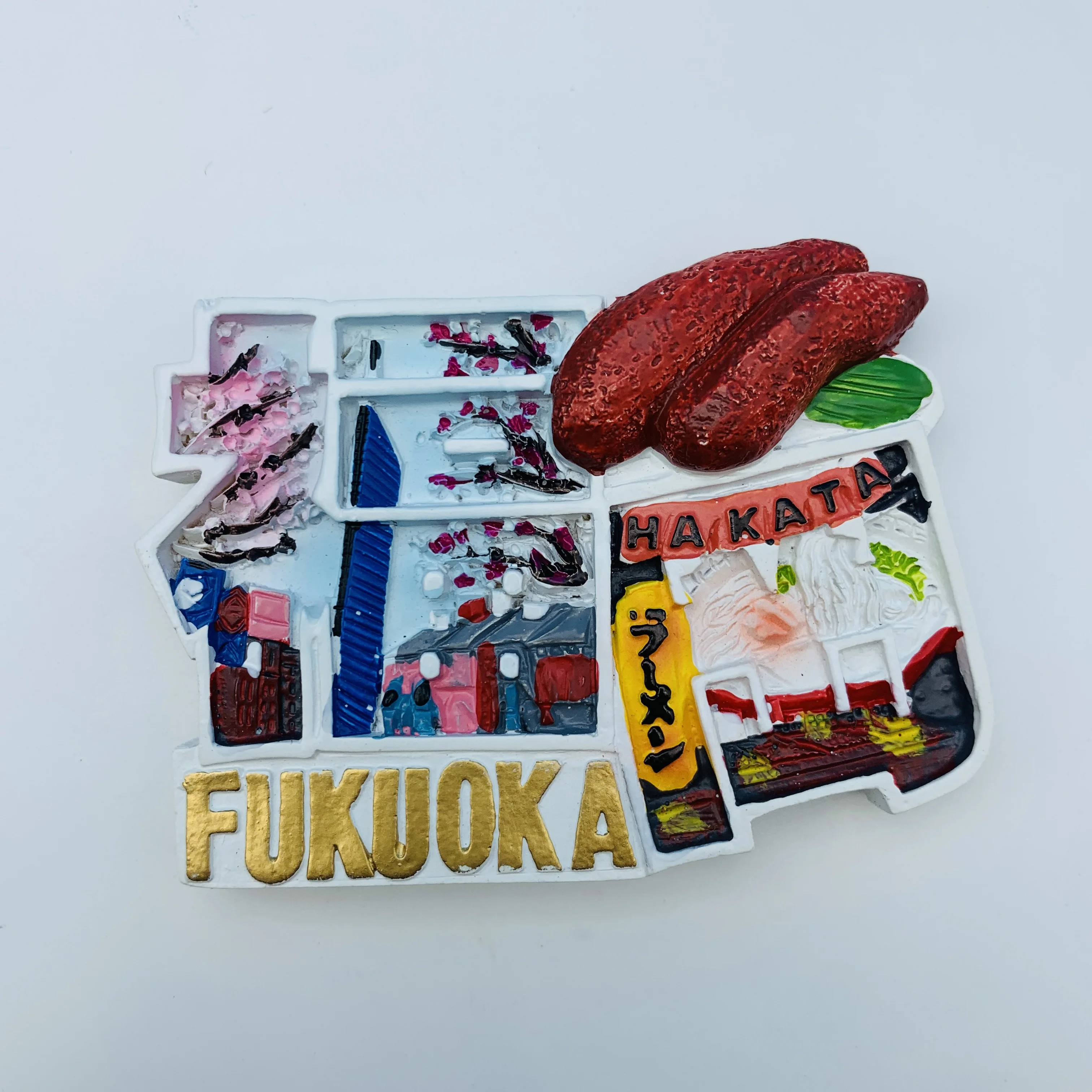 Japan Local Customs And Culture Tourist Souvenir Fridge Magnets Decoration Articles Handicraft Magnetic Refrigerator