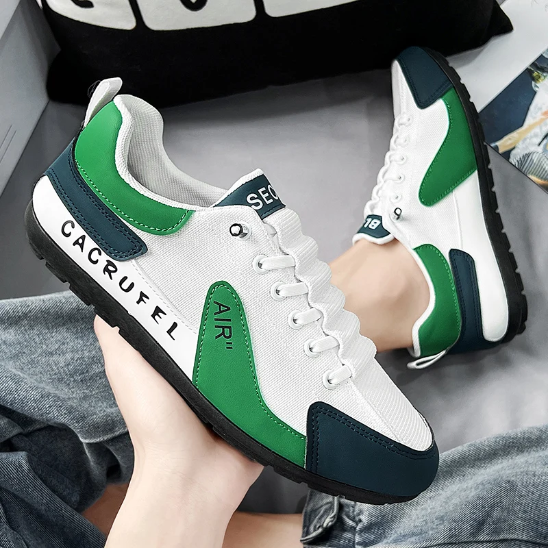 

2026 New Men's Casual Shoes Fashion Flat-bottom Loafers Slip-on Sneakers