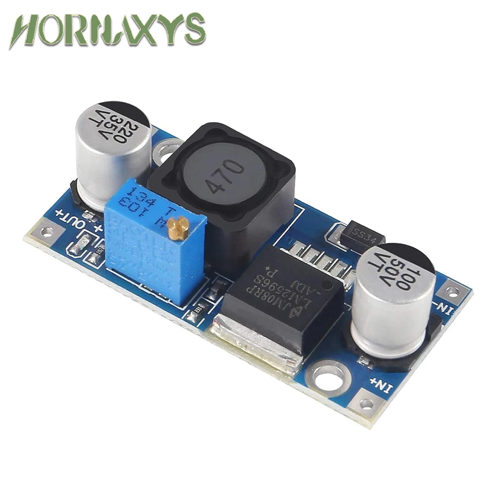 1-10pcs LM2596 DC-DC Step-down Power Supply Module 3A Adjustable Step-down Module LM2596S Voltage Regulator 24V 12V 5V 3V