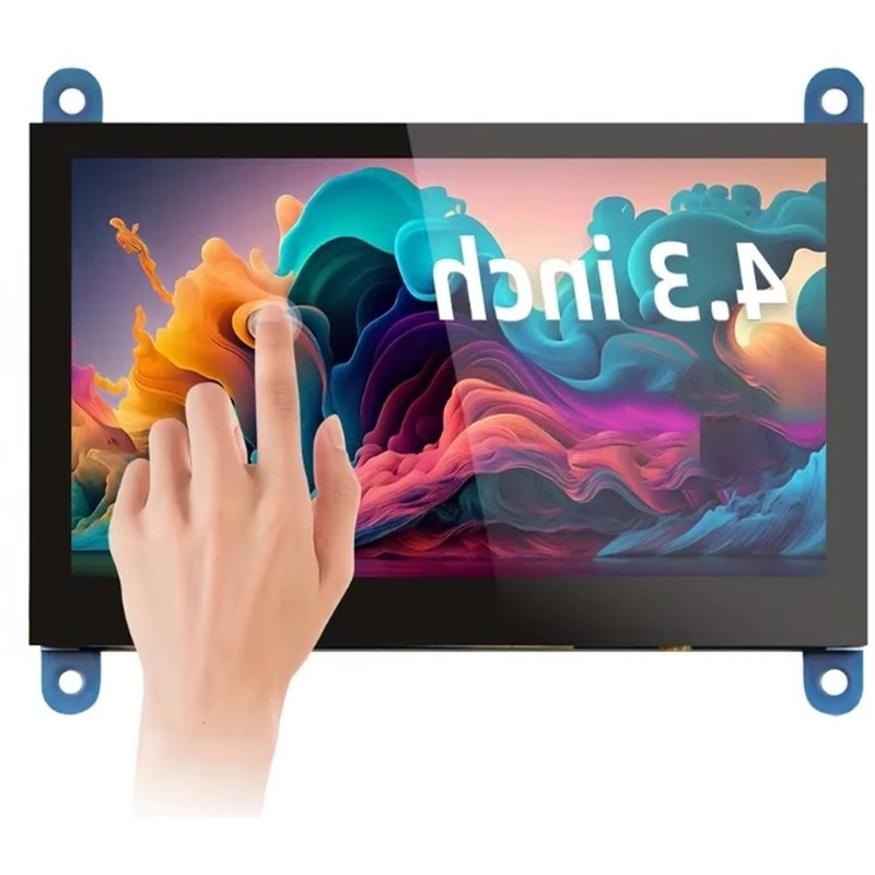 2026 New Capacitive Touch Screen 4.3Inch LCD Display 800X480 For Raspberry Pi 5 4B 3B 3B 2B B+ B 3A+ A+ Zero W Zero