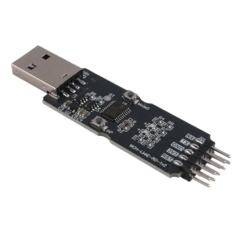 ABRI-WCH Linke CH32V003 EVT MCU Download Debugger RISC-V Architecture MCU/SWD Interface Chip 1 Serial Port To USB Channel