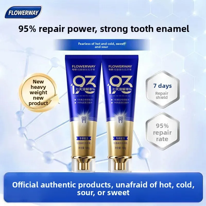 Hydroxyapatite toothpaste for yellowing, reducing bad breath, refreshing breath,enamel,teeth removal,anti sensitivity toothpaste
