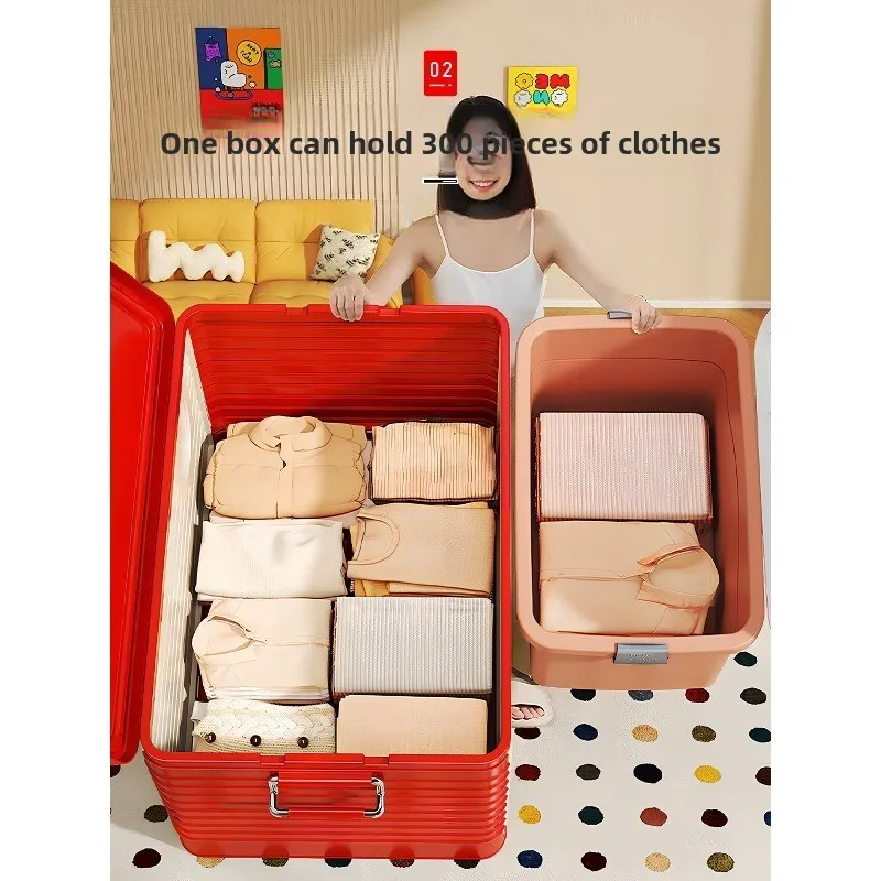 

Clothes storage box, large-capacity foldable storage box, storage basket