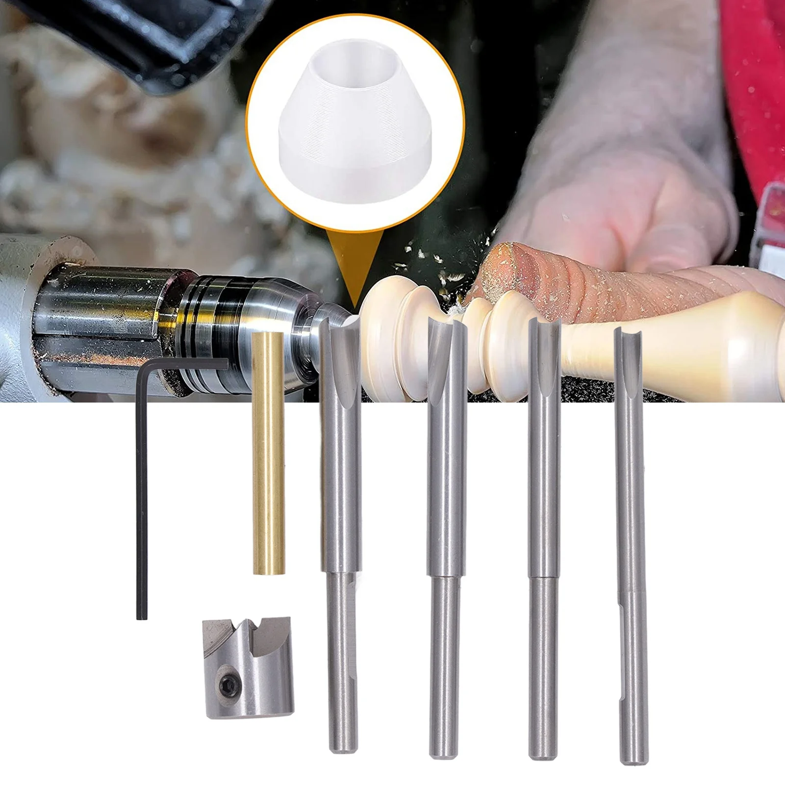 

Woodworking Barrel Trimmer Shaft Carbon Steel Cutter Shafts for Woodworking Pen Kit Barrel Trimmer Shaft Barrel Trimming System