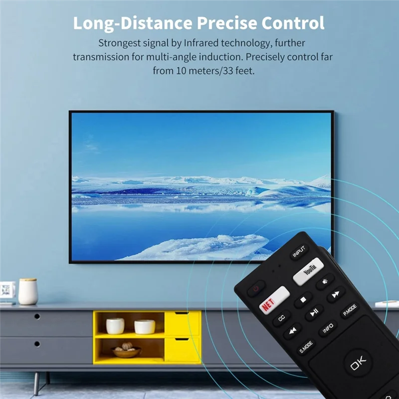 

【Полезненный персонал!】Сменный голосовой пульт дистанционного управления RM-C3329 для JVC Smart 4K UHD LCD HDTV RM-C3359 RM-C3369