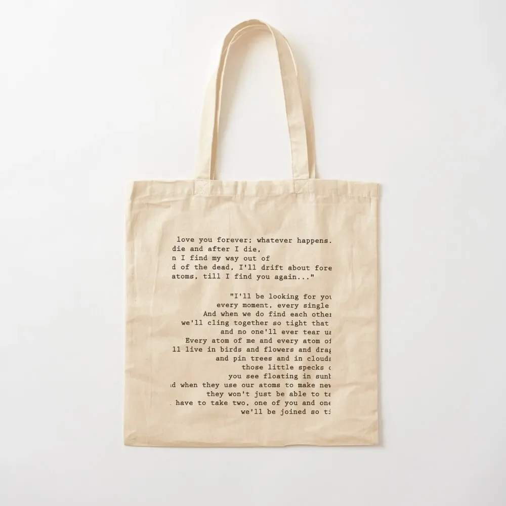 

Till I find you again - His Dark Materials Tote Bag Canvas stote bag Fabric bag sacs de shopping