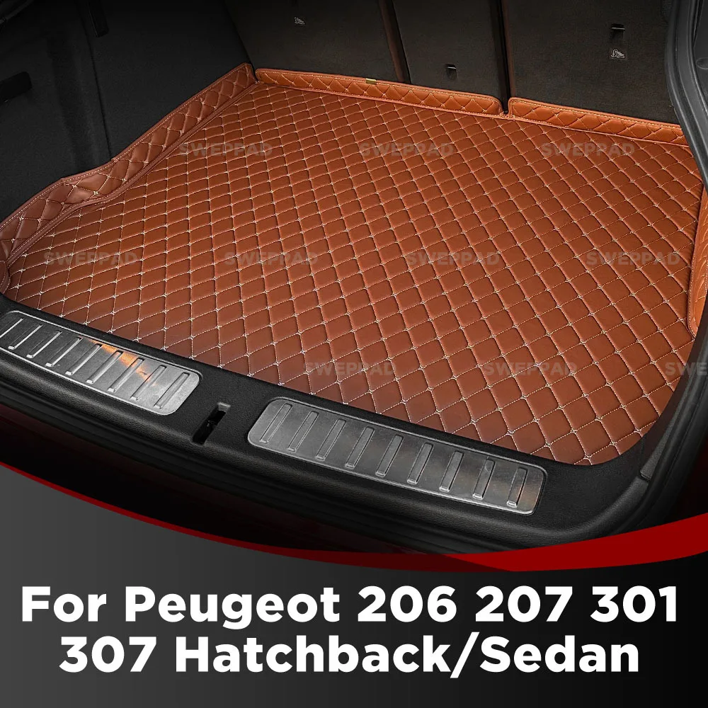 

Для Peugeot 206 207 301 307 хэтчбек/седан на заказ коврик для багажника автомобиля защитный коврик грузовой вкладыш авто аксессуары для интерьера