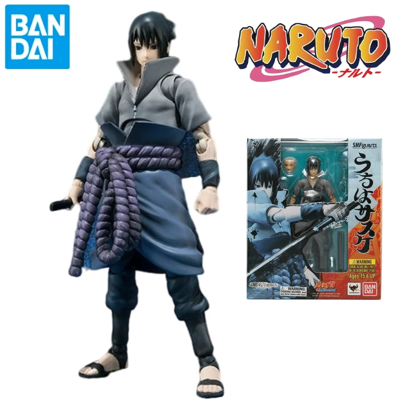 

Brand New Spot BANDAI S.H.Figuarts Naruto Series Uchiha Sasuke Movable Anime Action Figure Toys Collectible Original Box