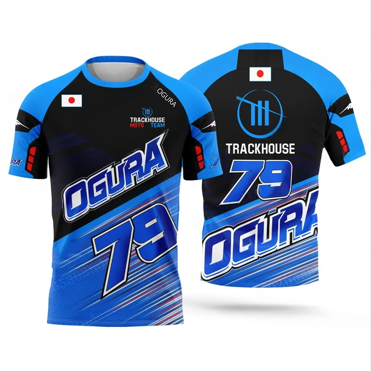 

Новая БОЛДА 79 драйвер Ai Ogura entusiast de carreras verano niños adultos camiseta transpirable de moda