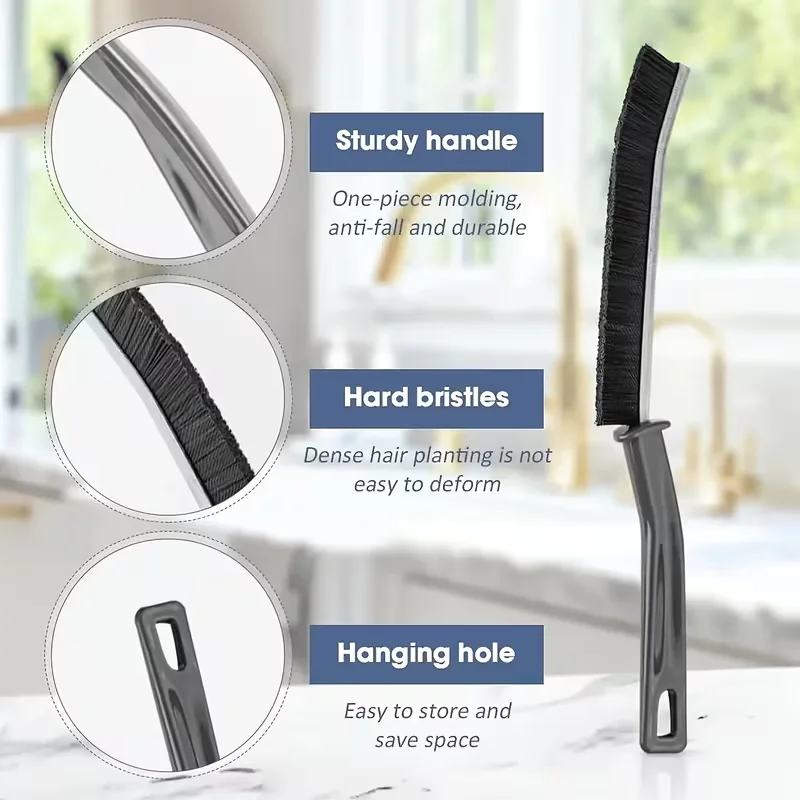 10PCS Stiff Bristles Gap Cleaning Brush Cement Car Corner Window Groove Kitchen Tile Gap Cleaning Tool