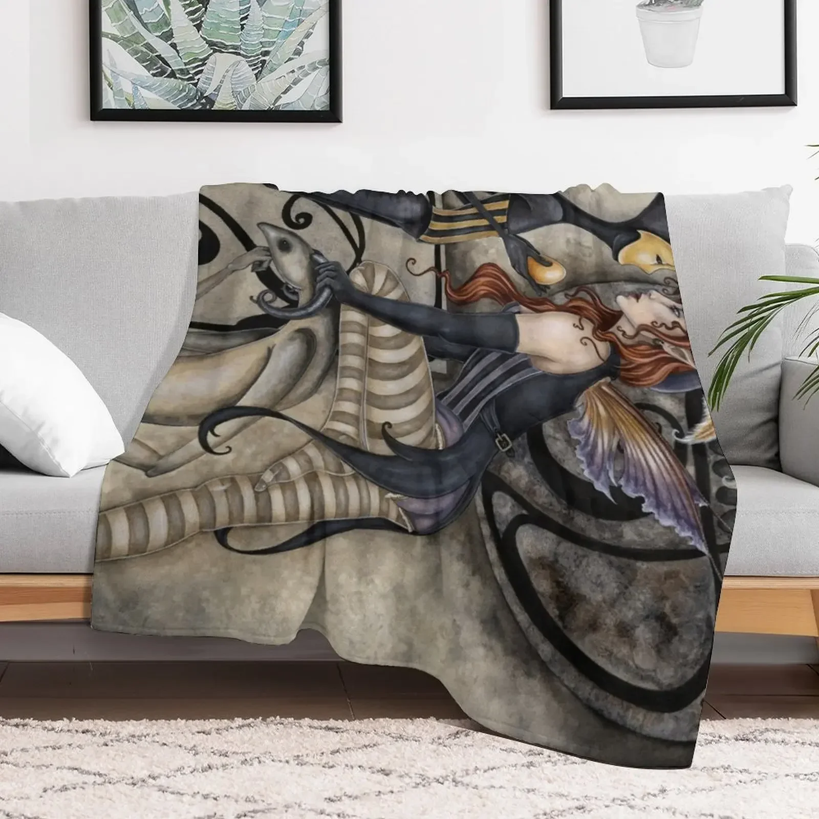 The Admirer Throw Blanket Winter beds for babies Decorative Sofas Quilt Blankets